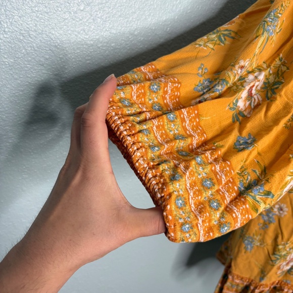 Rachel Zoe Yellow Floral Tunic Top - Picture 6 of 12